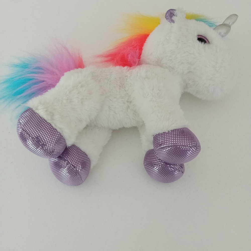 Aurora Sparkle Tales Unicorn Rainbow Mane & Tail 12"